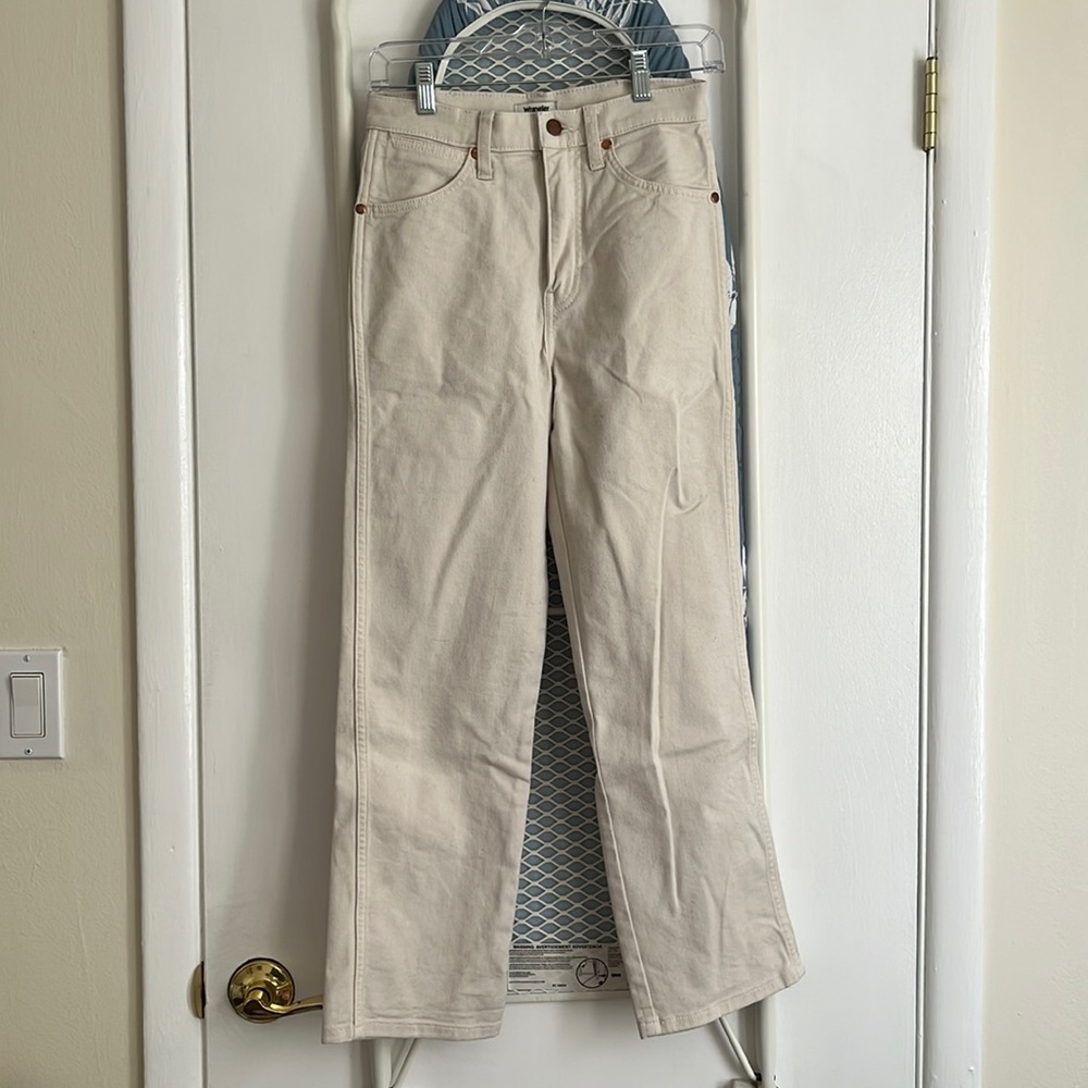 Off white vintage wranglers